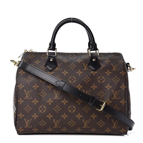 lv speddy|Lv speedy with black leather.